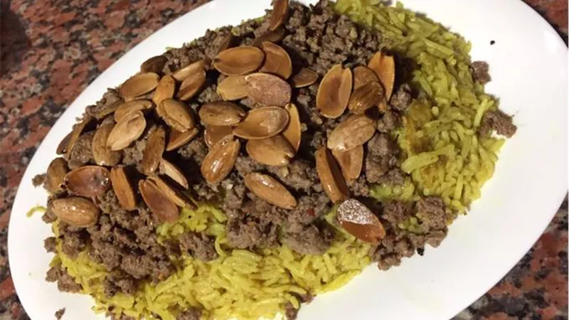 كبسة اللحم من الخليج العربي