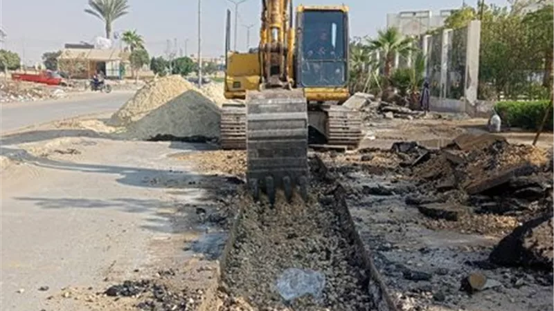 إحلال وتجديد خطوط الصرف الصحي بحي ثالث الإسماعيلية