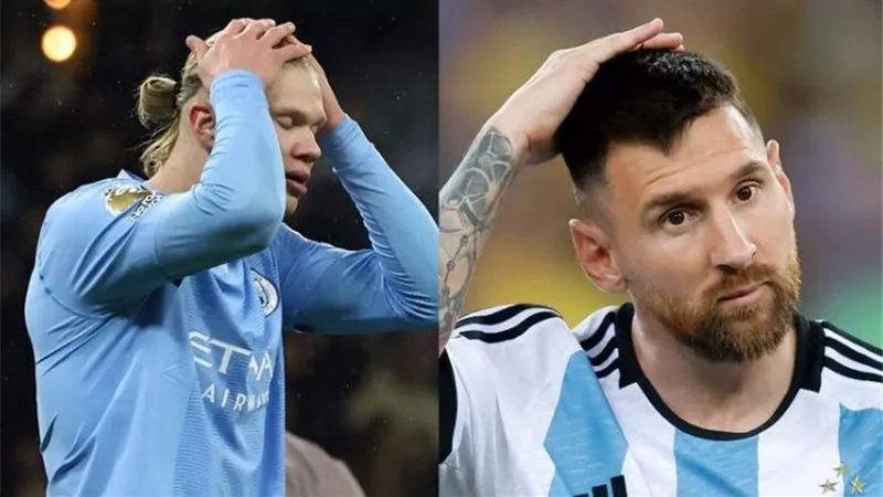 رغم تعادل هالاند فى النقاط..كيف توج ميسي بجائزة 