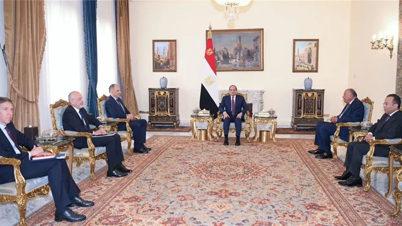 السيسى : مصر ستستمر في بذل الجهود لدعم أهالي غزة وإغاثتهم