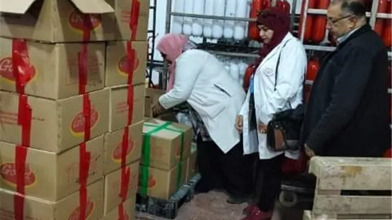 ضبط ٦ طن و٥٠٠ كيلو دواجن ولحوم مخالفة بالشرقية
