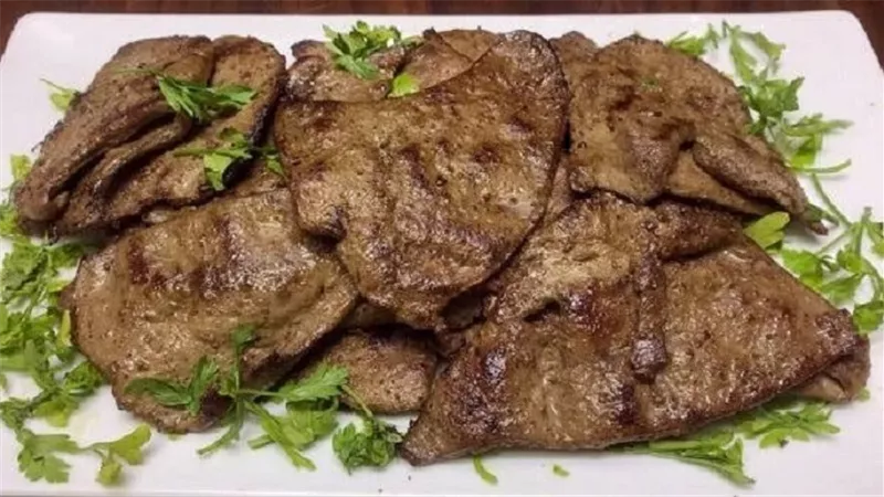 طريقة تحضير الكبدة المشوية