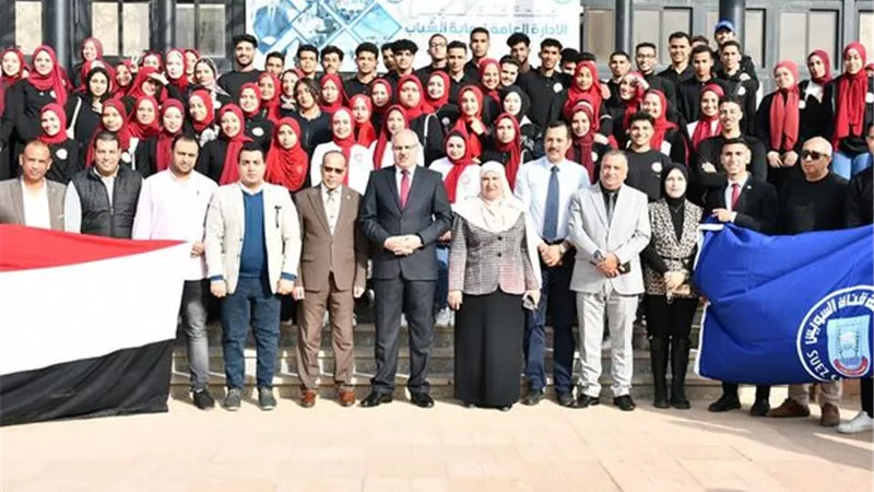 182 نشاطاً طلابياً بجامعة القناة خلال 2023