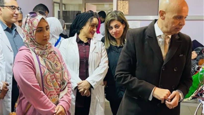 وكيل وزارة الصحة بالشرقية يزورمستشفى القنايات المركزي