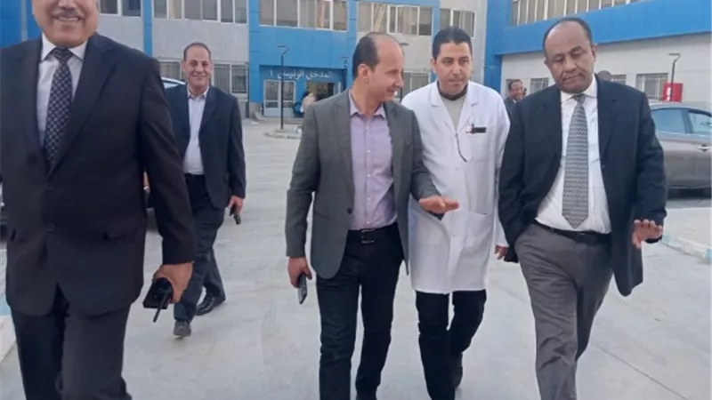 رئيس قطاع الطب العلاجي يتفقد مستشفى القناطر الخيرية العام