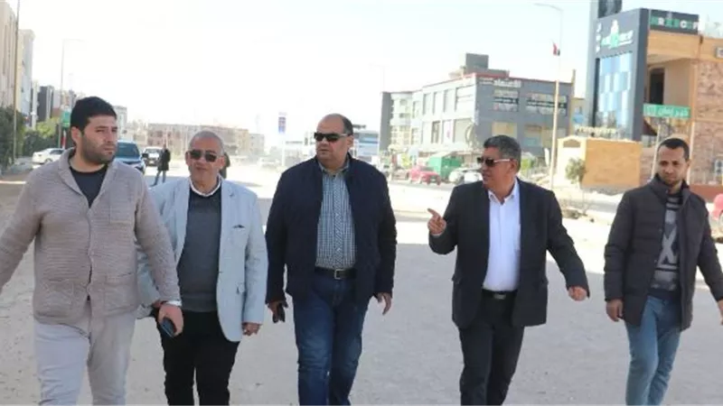 جهاز مدينة السادات يعلن عن أحدث مشروعات الطرق فى المدينة.. بالصور