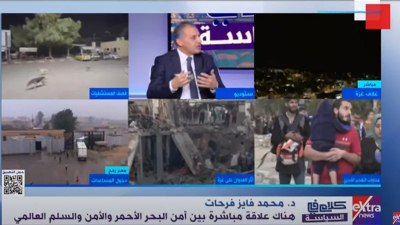 محمد فايز فرحات: هناك علاقة مباشرة بين أمن البحر الأحمر والأمن الدولي