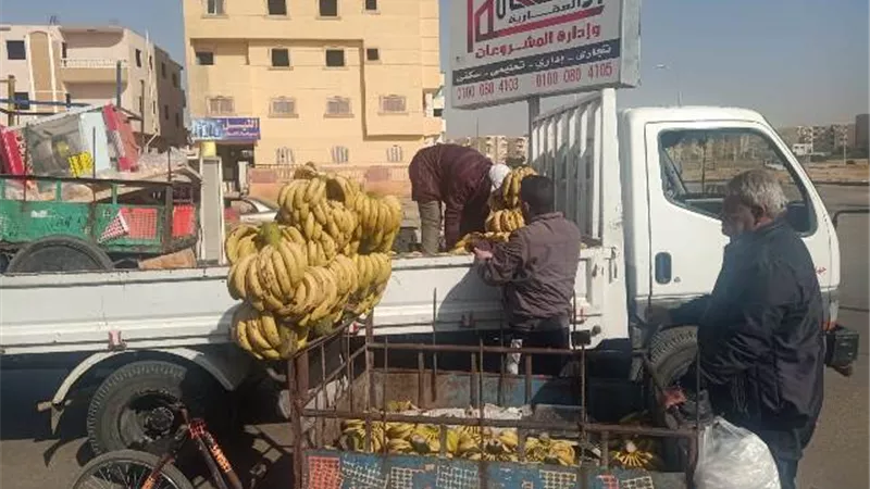 جهاز بدر ينفذ حملة لإزالة الإشغالات ويتحفظ على سيارة مشروبات..صور