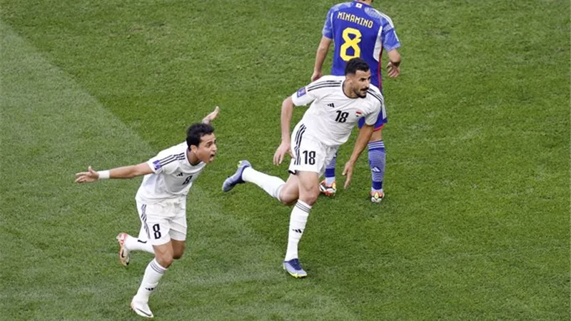 أيمن حسين يسجل الثاني للمنتخب العراقي في شباك اليابان .. شاهد