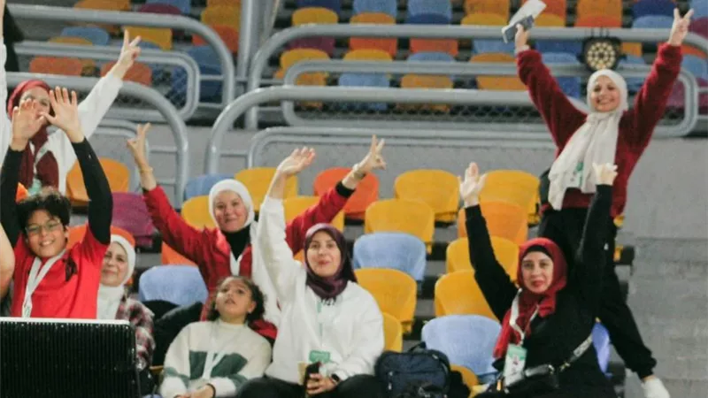 دعم جماهيري كبير لمنتخب اليد في مباراته أمام الكونغو برازافيل