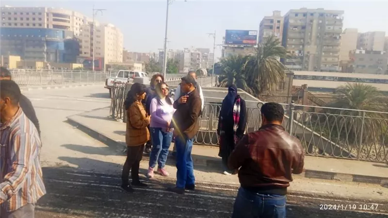 بدء أعمال الصيانة بكوبرى الملك فاروق و كوبرى محمد بدوى بالمنيا