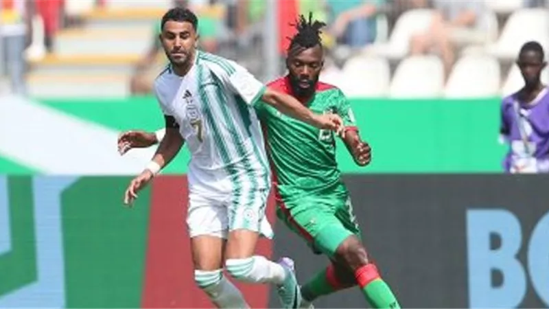 فى الوقت القاتل .. التعادل يحسم مواجهة الجزائر وبوركينا فى أمم افريقيا .. فيديو
