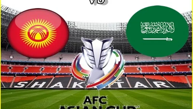بث مباشر مشاهدة مباراة السعودية وقيرغيزستان في كأس آسيا