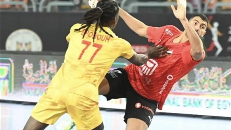 أمم أفريقيا: منتخب اليد يُنهي الشوط الأول أمام الكاميرون 17/ 9