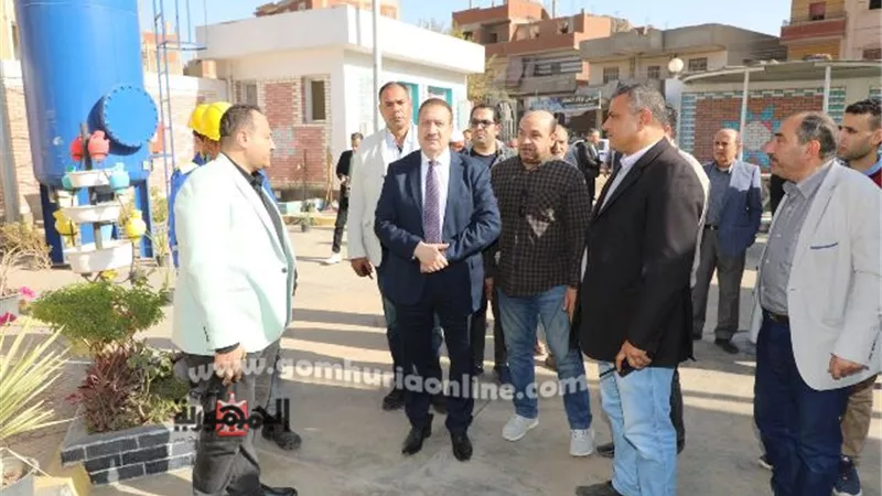 محافظ المنوفية يتفقد مشروعات المبادرة الرئاسية