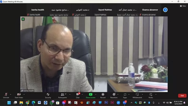 الجزار يناقش عددا من النقاط الهامة مع مديري المستشفيات بالقليوبية