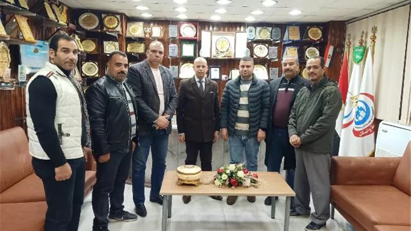 مسعود يستقبل زيارة من الطب الوقائي بوزارة الصحة