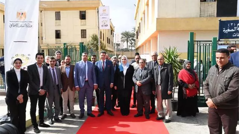 القباج تتفقد مجمع دور التربية للرعاية الاجتماعية بالجيزة