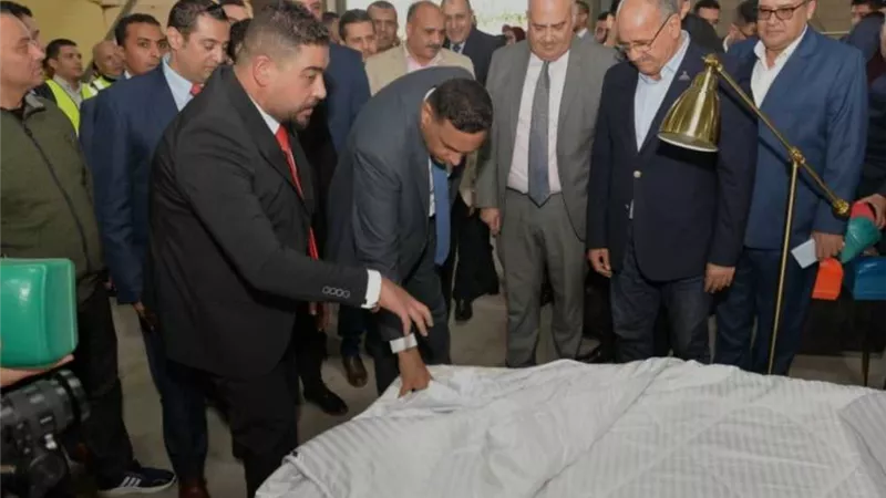 محافظ الدقهلية يفتتح مصنع فانتازيا للاسفنج الصناعي