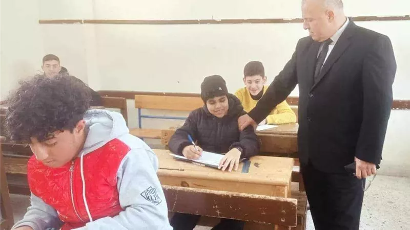 إختتام إمتحانات الشهادة الإعدادية بمدارس دمياط