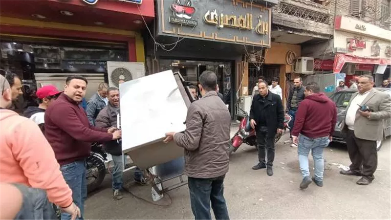 محافظة الجيزة تعيد الإنضباط بشوارع الوراق