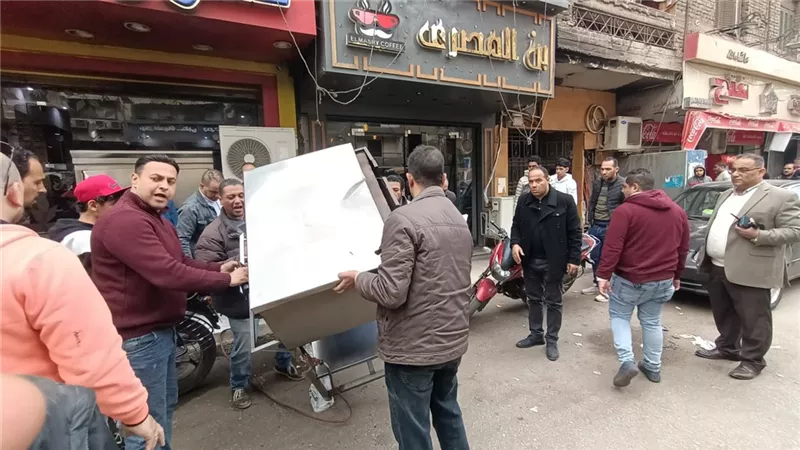 محافظة الجيزة تعيد الإنضباط بشوارع الوراق