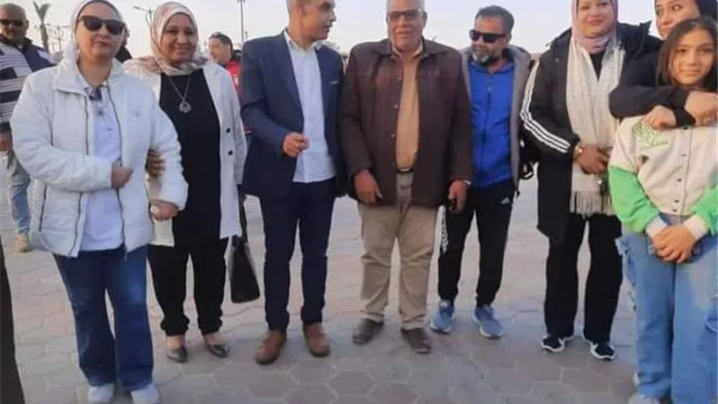 إطلاق ماراثون المشى بالسويس احتفالا بعيد الشرطة