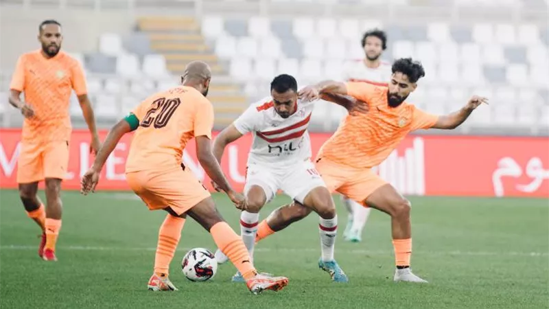 ملخص وأهداف مباراة الزمالك ضد أم صلال القطري - فيديو