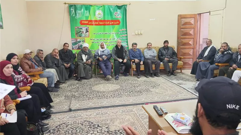 ندوة إرشادية ببنى سويف حول زراعة القمح بالتعاون مع منظمة ايكاردا