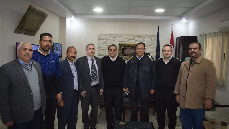 رئيس مدينة ابوقرقاص يهنئ رجال شرطة ابوقرقاص بعيد الشرطة
