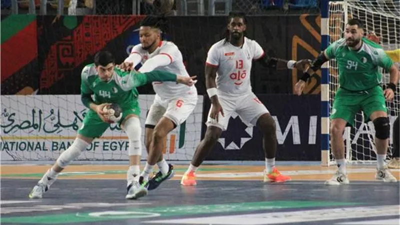 الجزائر تعبر كاب فيردي لمواجهة الفراعنة فى نهائي أمم أفريقيا لليد