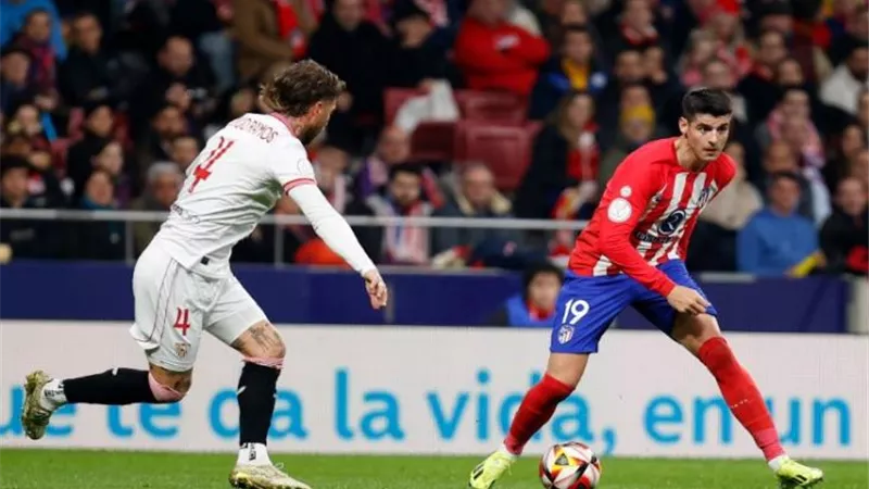 أتلتيكو مدريد يهزم إشبيلية ويتأهل لنصف نهائى كأس الملك - شاهد