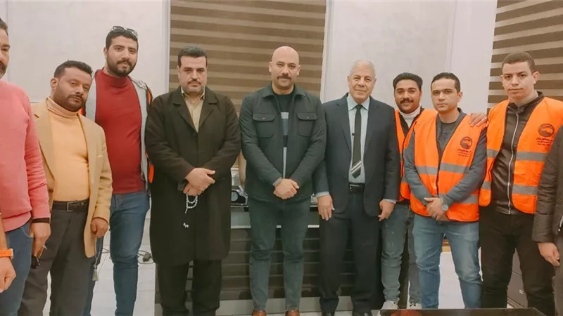 وفد مستقبل وطن يزور مركز الشرطة ديرب نجم للتهنئة بعيدهم