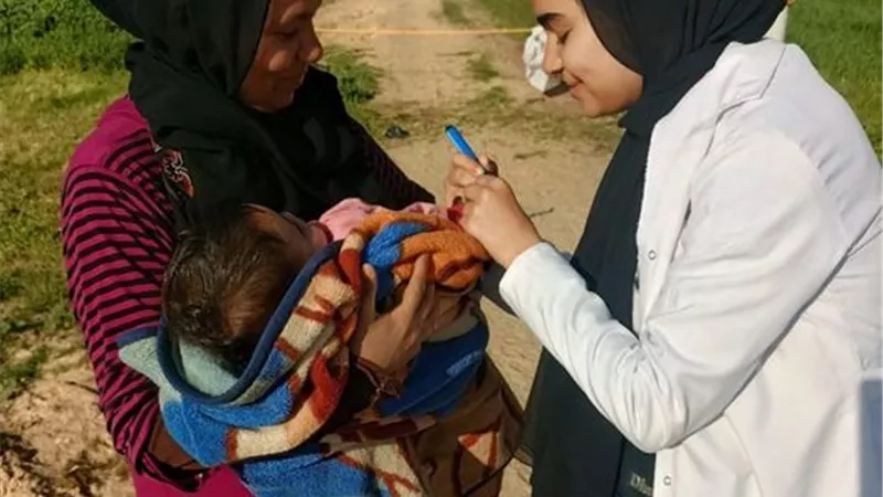 حملة التطعيم ضد شلل الاطفال إستهدفت 220 ألف طفل بالإسماعيلية