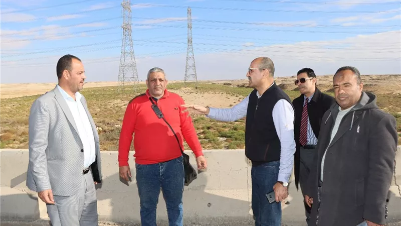 سكرتير بنى سويف يتابع جاهزية أعمال الحماية من السيول والأمطار