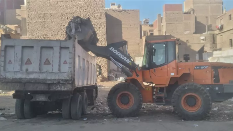 رفع ٨٠٨٦ طن قمامة من الإسماعيلية خلال الأسبوع الماضي