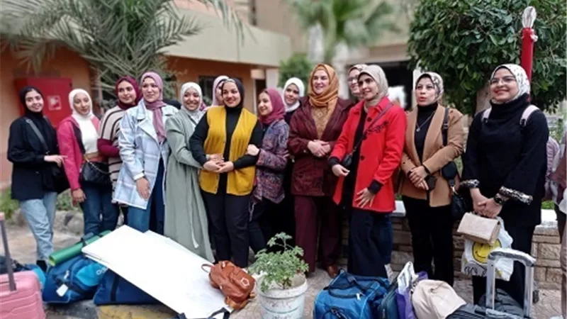 استعداد المدن الجامعية ببنها لإستقبال الوفود الطلابية المشاركة فى ملتقى ابداع الخامس