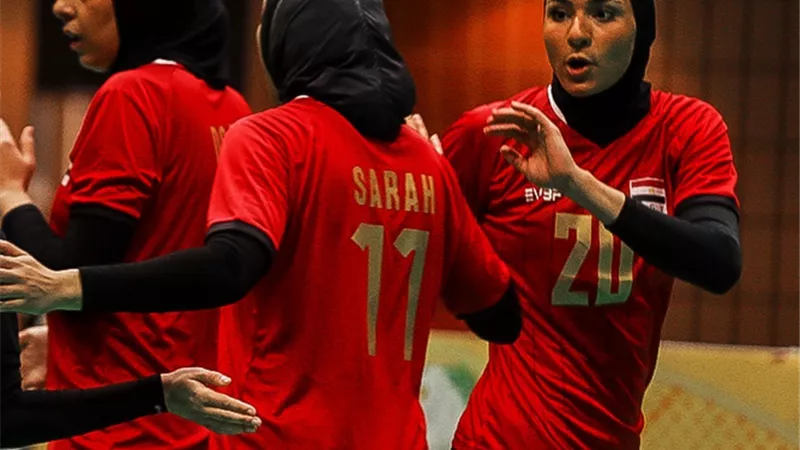 منتخب سيدات الطائرة يحصد ذهبية المنطقة الخامسة بعد الفوز على كين