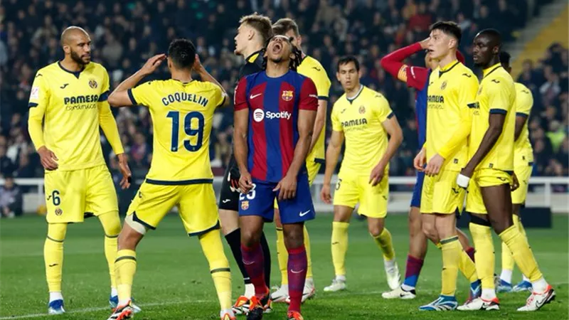 برشلونة يسقط بخماسية أمام فياريال في مباراة الـ 8 أهداف
