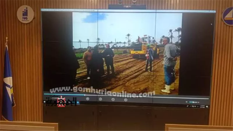 مركز سيطرة الشبكة الوطنية يرصد حالة تعدي على الأرض الزراعيةبدمياط