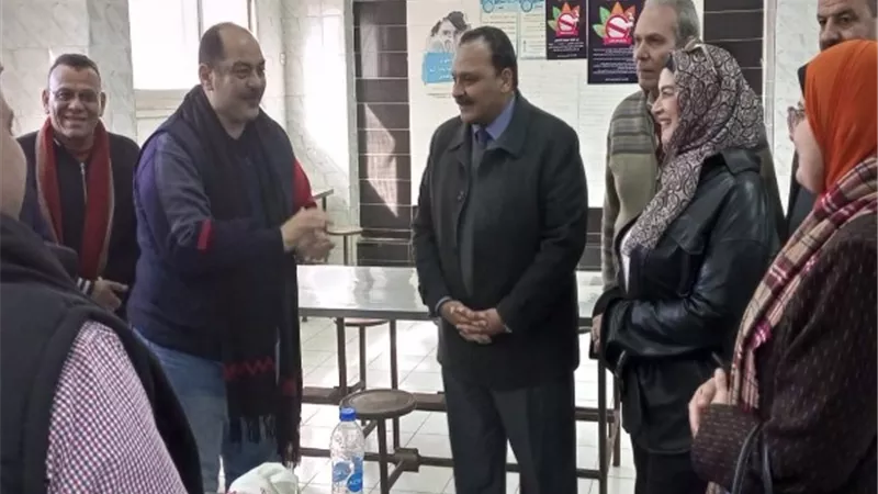نائب رئيس جامعة بنها يتفقد إقامة الوفود المشاركة بملتقى إبداع الخامس لكليات التربية النوعية