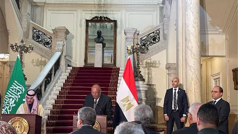 خلال مؤتمر صحفي مشترك.. تأكيد مصري سعودي على ضرورة وقف إطلاق النار بغزة
