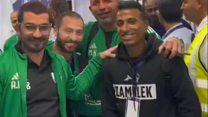 بسبب عبد الشافي.. لاعبو أهلي جدة فى غرف ملابس الزمالك