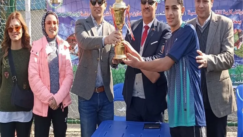 العيايدة بطل دورى الاندية الصغيرة والاحياء الشعبية فى خماسى كرة القدم بالقليوبية