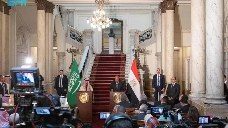 مصر والسعودية تؤكدان مواصلة التنسيق بينهما تحقيقًا للاستقرار الإقليمي والدولي