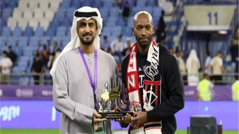 شيكابالا يحصد جازتي الأفضل والهداف في كأس دبي للتحدي
