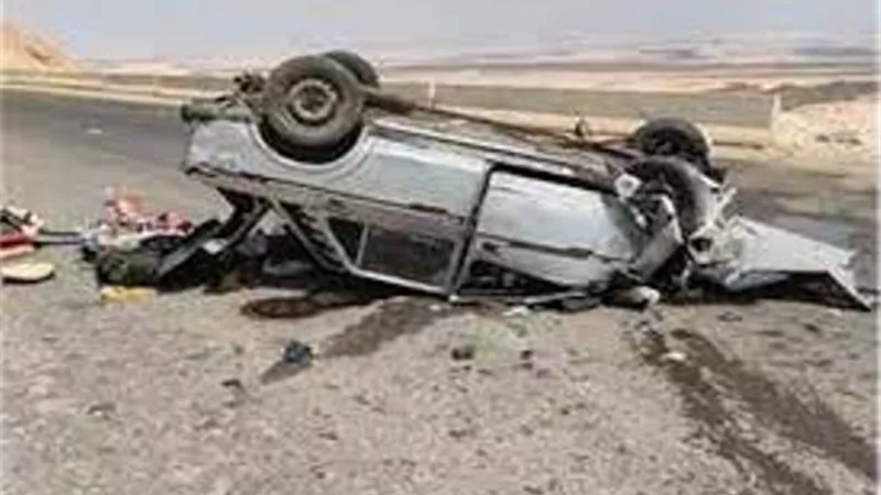 مصرع شاب فى انقلاب سيارة بالشرقية