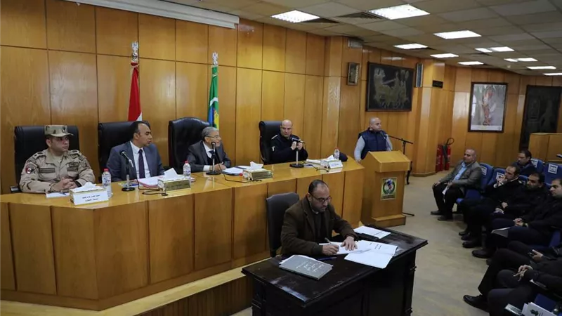 رفع درجة الاستعداد لاستقبال الفصل الدراسي الثاني بالمنيا