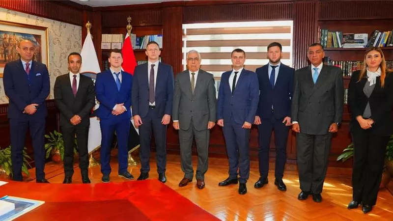 النائب العام يستقبل وفدًا من النيابة العامة الروسية