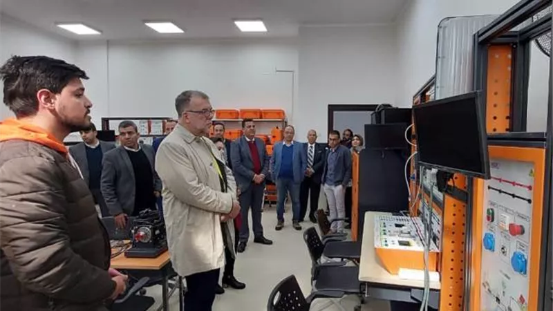 خبراء ألمان لبحث التعاون بمشروع دعم الطاقة المتجددة ببنى سويف